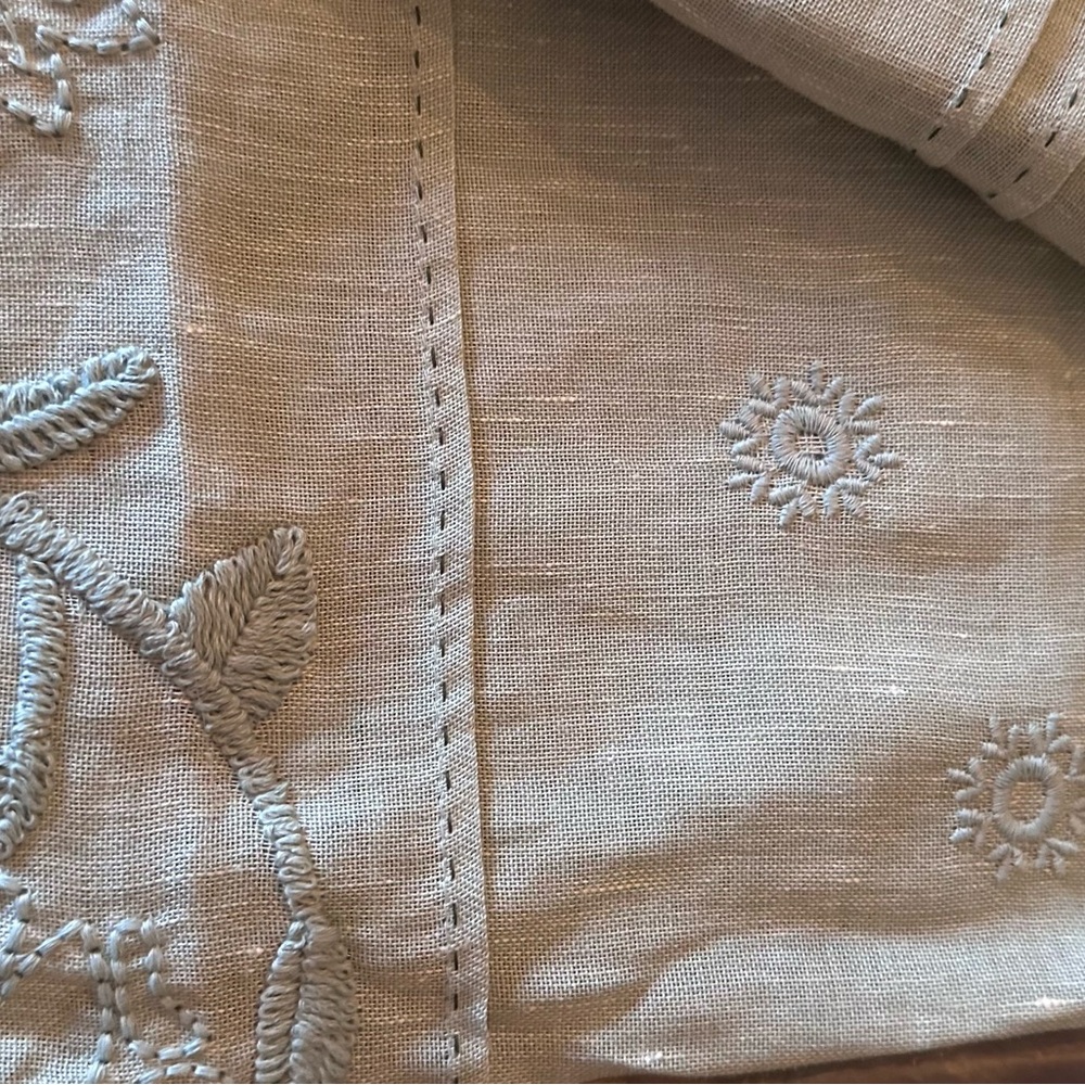 Anthropologie Manette Embroidered Curtain Panel - Picture 5 of 8